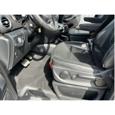 Килимки текстильні Premium V-class ExtraLong 2 бокових (Тільки самовивіз повний салон Чорний) для мерседес Vito/V-class W447 2014- рр