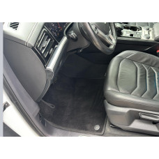 Килимки текстильні Premium (чорні) для Volkswagen Touareg 2018- рр
