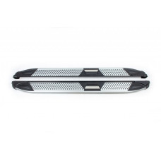 Бокові пороги Mevsim Grey (2 шт., Алюміній) для бмв X3 G01 2018- рр