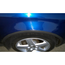 Расширители арок (4 шт, черные) для Ауди A6 C5 2001-2004 гг