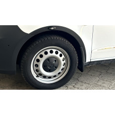 Накладки на арки (4 шт, чорні) для мерседес Vito/V-class W447 2014- рр