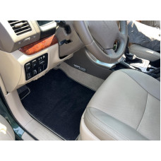 Килимки текстильні Deluxe (2 ряди, чорний) для Toyota Land Cruiser Prado 120 2002-2009 рр