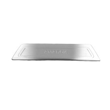 Накладка на задній бампер OmsaLine (глянець нерж) для Volkswagen Amarok 2010-2022 рр