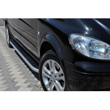 Бокові пороги Fullmond (2 шт., алюм.) для мерседес Vito/V-class W447 2014- рр