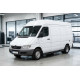 Бокові пороги Allmond Black (2 шт., Алюміній) Довга база для мерседес Sprinter W901/902/903/904/905 1995-2006 рр
