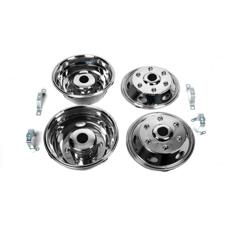Ковпаки з нержавійки Exclusive V1 R15 (2-котковий) для мерседес Sprinter W901/902/903/904/905 1995-2006 рр