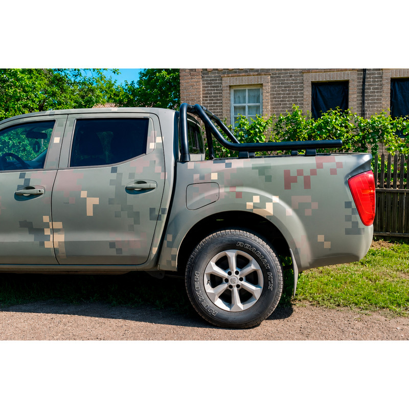 Дуга на кузов (чорна) 76мм для Isuzu D-Max 2011-2019 рр