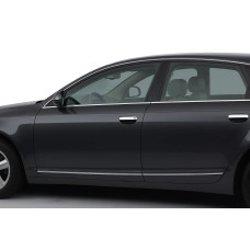 Накладки на ручки (4 шт, нерж) для Ауди A6 C6 2004-2011 рр