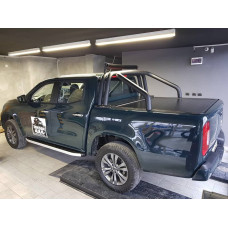 Бокові пороги Fullmond (2 шт. алюміній) для мерседес X class 2017-2020 рр