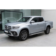 Бокові пороги Maydos V2 (2 шт., алюміній) для мерседес X class 2017-2020 рр