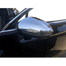 Накладки на дзеркала EU (2 шт. нерж) Carmos - турецька сталь для Volkswagen Passat B8 2015-2023 рр