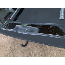 Накладка на поріг багажника Чорний Хром (нерж) для мерседес Vito/V-class W447 2014- рр