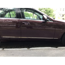 Накладки на дверні молдинги (6 шт нерж) для мерседес C-class W204 2007-2015рр