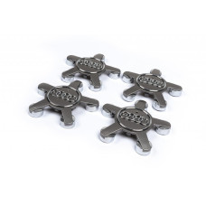 Заглушки у диски зірка (4 шт ABS) для Ауди