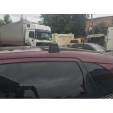 Перемичка в штатні місця (2 шт під ключ) Чорний для мерседес B-class W245 2005-2011 рр