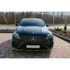Тюнінг решітка радіатора (GT Panamericana) для мерседес GLE coupe C292 2015-2019 рр