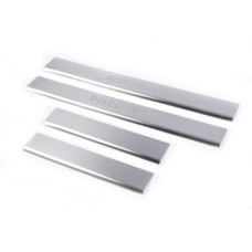 Накладки на пороги Carmos (4 шт, нерж.) для Land Rover Discovery III 2004-2009 рр