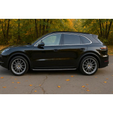 Бокові пороги підніжки (2 шт., алюміній) для Porsche Cayenne 2018- рр