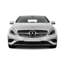 Передня решітка Diamond Silver (2012-2015) для мерседес A-сlass W176 рр