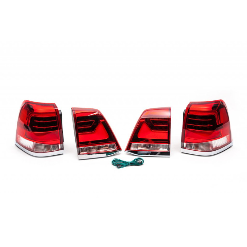 Задні ліхтарі 2007-2015 V1 (дизайн 2016-2026) для Toyota Land Cruiser 200 2007-2