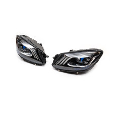 Рестайлінг передні фари з блоками (OEM) для мерседес S-сlass W222 2013-2022 рр