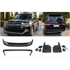 Комплект обвісів 2016-2021 (Executive 2019) Чорний колір для Toyota Land Cruiser 200 рр