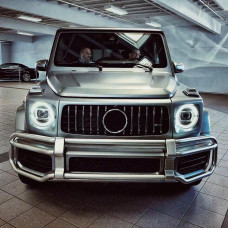Передній захист (кенгурятник), для зробленого рестайлінгу в 2018-2026 для мерседес G сlass W463 рр