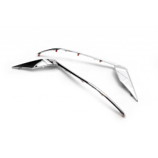 Вії на фари (2 шт. для LED) для Toyota Land Cruiser Prado 150 2009-2023 рр