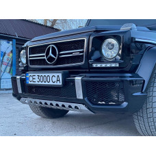 Передній бампер AMG G63/G65 (в зборі) G65 (чорна сітка) для мерседес G сlass W463 1990-2018 рр
