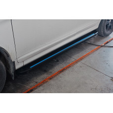 Бокові пороги Maya Blue (2 шт. алюміній) для Volvo XC60 2009-2017 рр