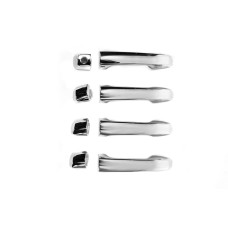 Дверні ручки в зборі 2015-2026 (Хром, 4 шт) для Toyota Land Cruiser Prado 150 рр