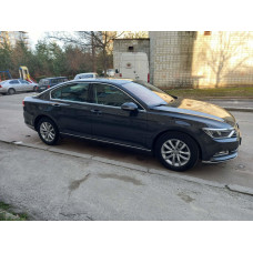 Молдинг дверний SD/SW (8 шт нерж) OmsaLine - Італійська нержавійка для Volkswagen Passat B8 2015-2023 рр