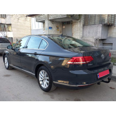 Накладка на торец заднього бампера SD/SW (3 шт нерж) Carmos - Турецька сталь для Volkswagen Passat B8 2015-2023 рр