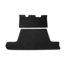 Килимок багажника 2 шт Чорний (EVA 7 місць) для Toyota Land Cruiser 100 1998-2007 рр