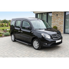 Бокові пороги Bosphorus Grey (2 шт., алюміній) Довга база для мерседес Citan 2013-2021 рр