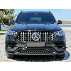 Передня решітка GT Panamericana (для AMG-Line/GLE53/GLE63 2019-2023) для мерседес GLE W167 2018- рр