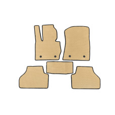 Килимки EVA (бежеві) для бмв X4 F-26 2014-2018 рр