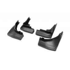 Бризковики Premium c порогами (4 шт) для мерседес GLC coupe C253