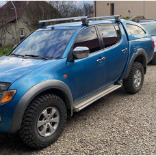 Перемички на гладку дах (2 шт, Asaf V4) для Mitsubishi L200 2006-2015 рр