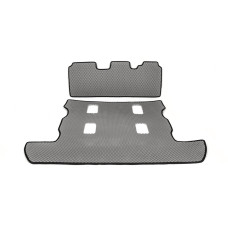 Килимок багажника 2 шт (EVA 7 місць сірий) для Toyota Land Cruiser 200