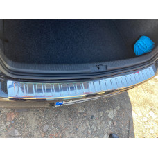 Накладка на задній бампер Carmos (HB нерж) для Volkswagen Golf 6 2008-2014 рр