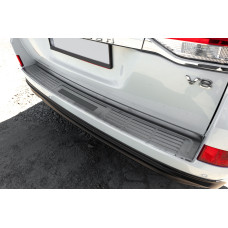 Накладка на задній бампер 2016-2021 (нерж) для Toyota Land Cruiser 200 рр