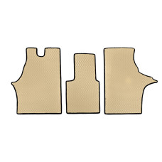 Килимки EVA (бежеві) з 3 частин для мерседес Vito W638 1996-2003 рр