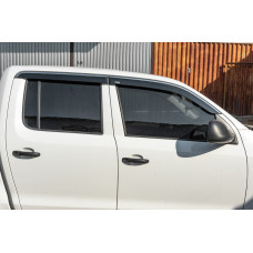 Вітровики з хромом (4 шт Niken) для Volkswagen Amarok 2010-2022 рр