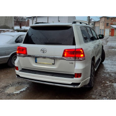 Задній бампер 2016-2026 під фарбування (Китай) для Toyota Land Cruiser 200 рр