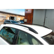 Рейлінги OmsaLine Solid (2 шт чорні) для Volkswagen Golf 7/E-Golf 2012-2020 рр