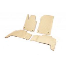 Поліуретанові килимки (2008-2012, EVA, бежеві) для Lexus LX570/450d рр