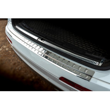 Накладка на задній бампер Carmos (нерж) для Ауди Q7 2015- рр