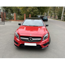 Передня решітка AMG Silver (2014-2016) для мерседес GLA X156 рр