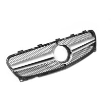 Передня решітка AMG Silver (2017-2019) для мерседес GLA X156 рр